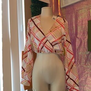 Long sleeve strip shirt NWT